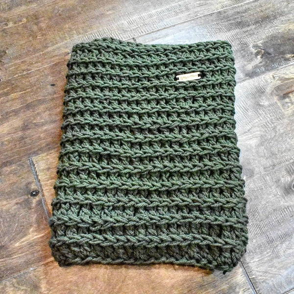 Braided Pines Infinity Scarf