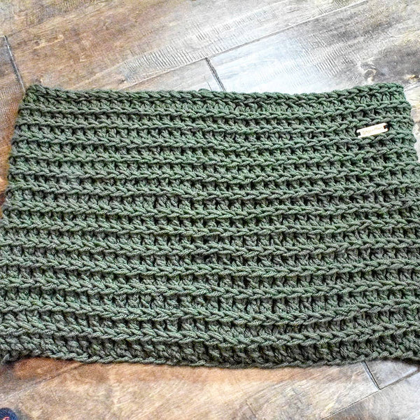 Braided Pines Infinity Scarf